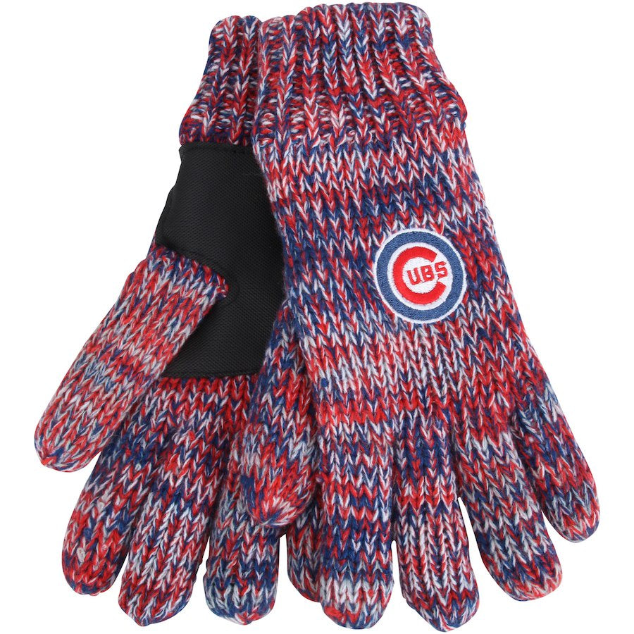 Chicago Cubs Peak Knit Gloves By Forever Collectibles