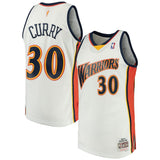 Men's Stephen Curry Golden State Warriors White 2009-2010 Hardwood Classics Mitchell & Ness Swingman Jersey - Pro Jersey Sports