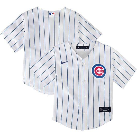 Chicago Cubs Toddler Nike White Home Replica Jersey