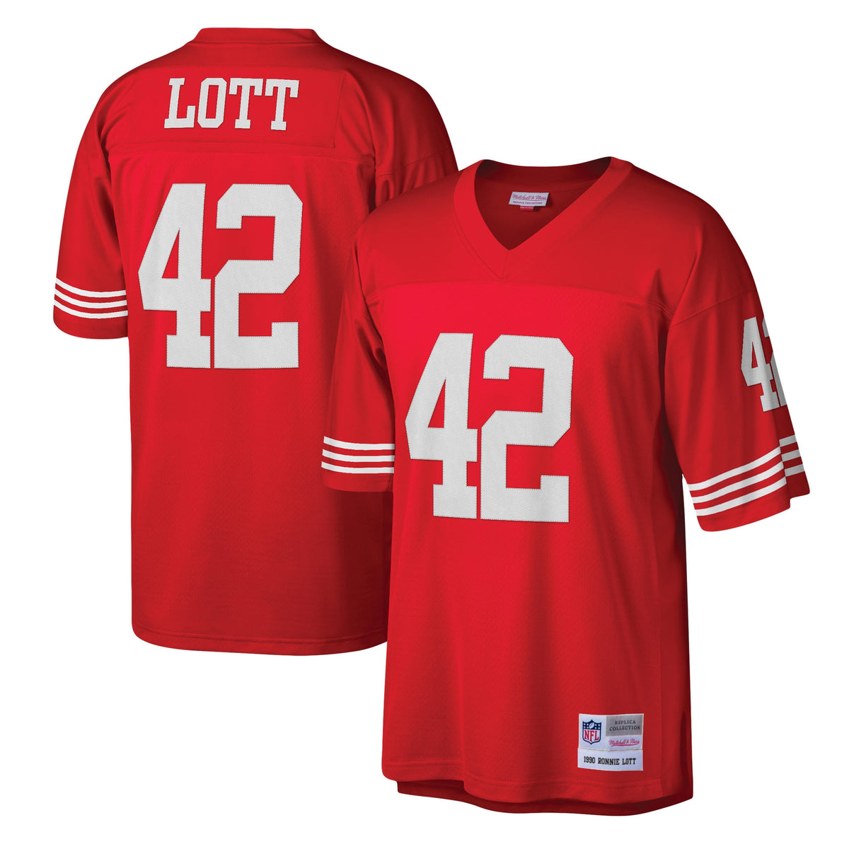 Ronnie Lott San Francisco 49ers Mitchell & Ness Legacy Replica Jersey - Scarlet - Pro Jersey Sports