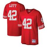 Ronnie Lott San Francisco 49ers Mitchell & Ness Legacy Replica Jersey - Scarlet - Pro Jersey Sports