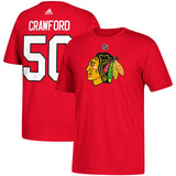 Men's Chicago Blackhawks Corey Crawford Name & Number T-Shirt - Pro Jersey Sports