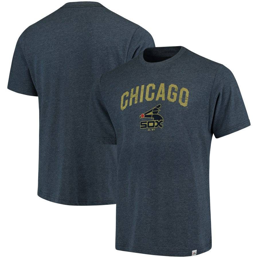 Mens Chicago White Sox Cooperstown Collection Eephus Pitch Softhand T-Shirt