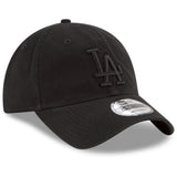 Men's New Era Black Los Angeles Dodgers Tonal Core Classic 9TWENTY Adjustable Hat - Pro Jersey Sports