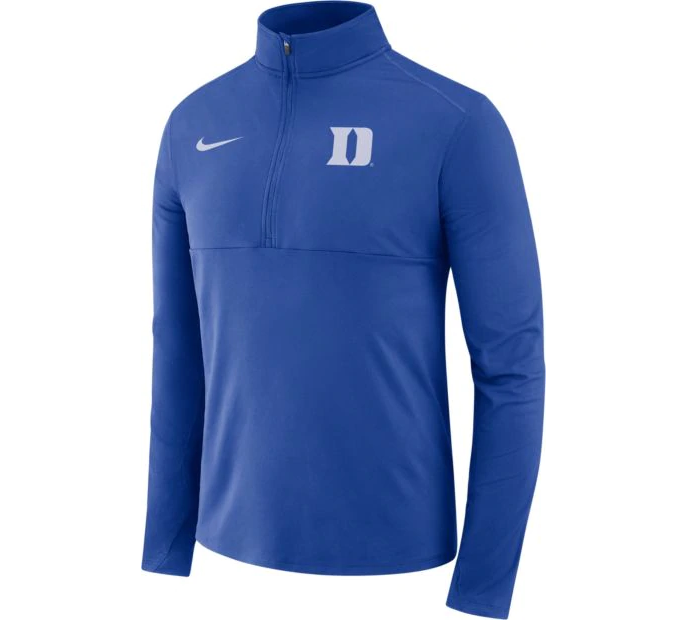 Nike Men's Duke Blue Devil Blue Core Half-Zip Shirt