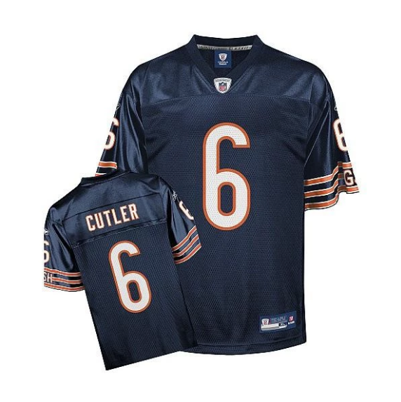 Youth Chicago Bears Jay Cutler Replica Navy Jersey