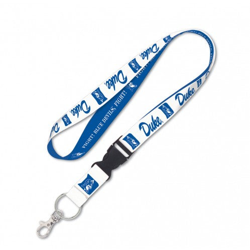 Duke Blue Devils Double Sided Lanyard With Detachable Buckle By Wincraft