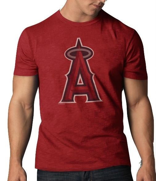 Men's MLB Los Angeles Angels of Anaheim 47 Brand MLB Scrum T-Shirt