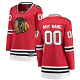 Women's Replica NHL Chicago Blackhawks Lettering - Pro Jersey Sports