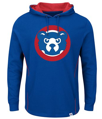 Men's Chicago Cubs Cooperstown Left/Righty Pullover Hoodie