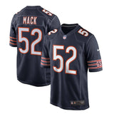 Chicago Bears Khalil Mack Mens Nike Navy Replica Game Jersey - Pro Jersey Sports