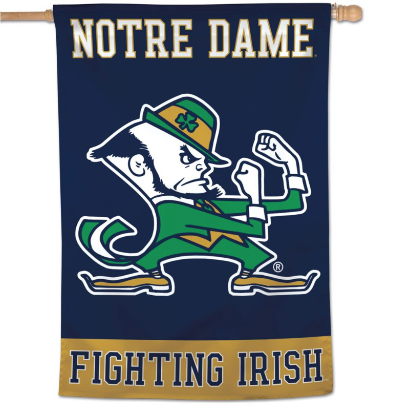 Notre Dame Fighting Irish Vertical 28X40 Flag By Wincraft