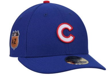 Men's Chicago Cubs New Era Blue Spring Training MLB17 Side Patch Diamond Era Low Profile 59FIFTY Fitted Hat