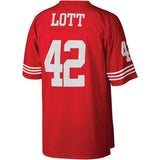 Ronnie Lott San Francisco 49ers Mitchell & Ness Legacy Replica Jersey - Scarlet - Pro Jersey Sports