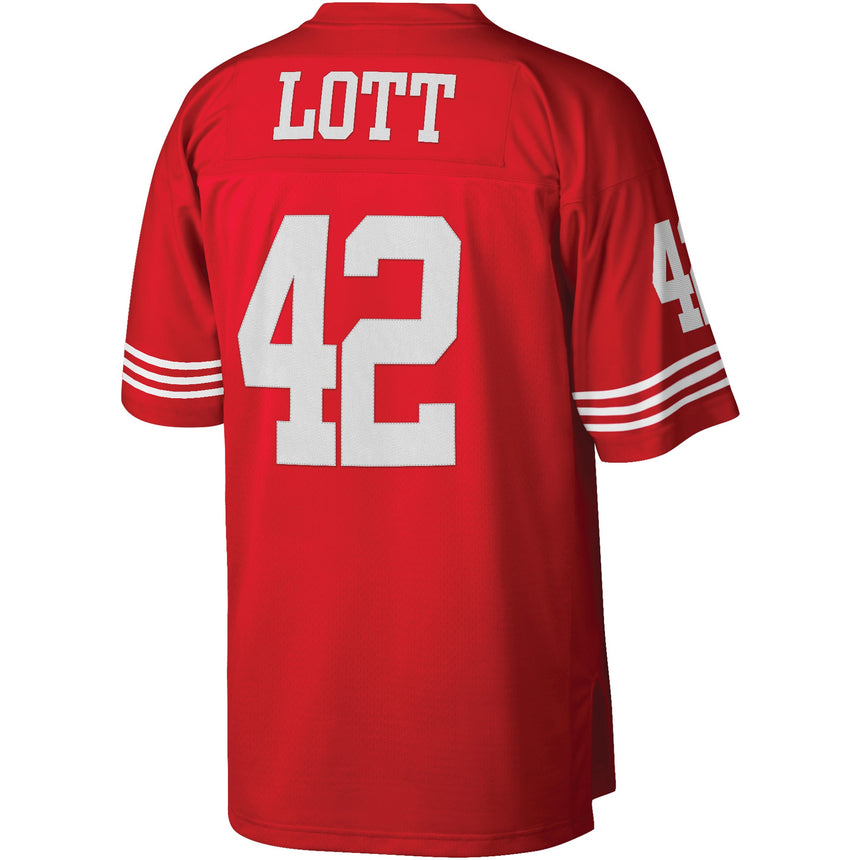 Ronnie Lott San Francisco 49ers Mitchell & Ness Legacy Replica Jersey - Scarlet - Pro Jersey Sports