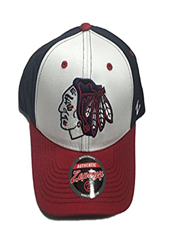 Mens Chicago Blackhawks Zephyr NHL Patriot Staple Adjustable hat