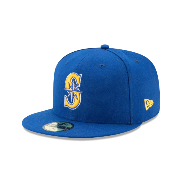 Men's Seattle Mariners New Era Royal Game Authentic Collection Alternate 2 On-Field 59FIFTY Fitted Hat