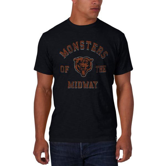 Men’s Chicago Bears “Monsters Of the Midway” Logo Scrum Tee By ’47 Brand