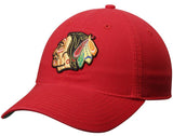 CCM Chicago Blackhawks Red 1961 Logo Adjustable Slouch Hat - Pro Jersey Sports