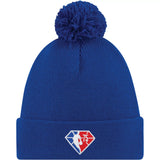 Detroit Pistons '21 NBA City Edition New Era Royal Alternate Cuffed Knit Hat - Pro Jersey Sports