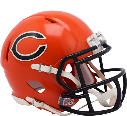 Chicago Bears Orange Alternate Speed Mini Helmet