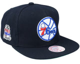 Philadelphia 76ers Mitchell & Ness Top Spot NBA 1983 Finals Snapback Hat - Pro Jersey Sports