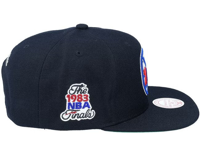 Philadelphia 76ers Mitchell & Ness Top Spot NBA 1983 Finals Snapback Hat