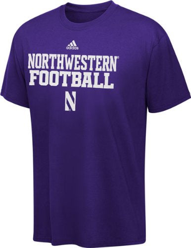 Northwestern Wildcats adidas Purple Official Football Practice T-shirt