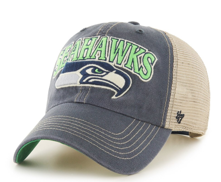 Seattle Seahawks Men’s Tuscaloosa 47 Clean Up Adjustable Hat, 47 Brand