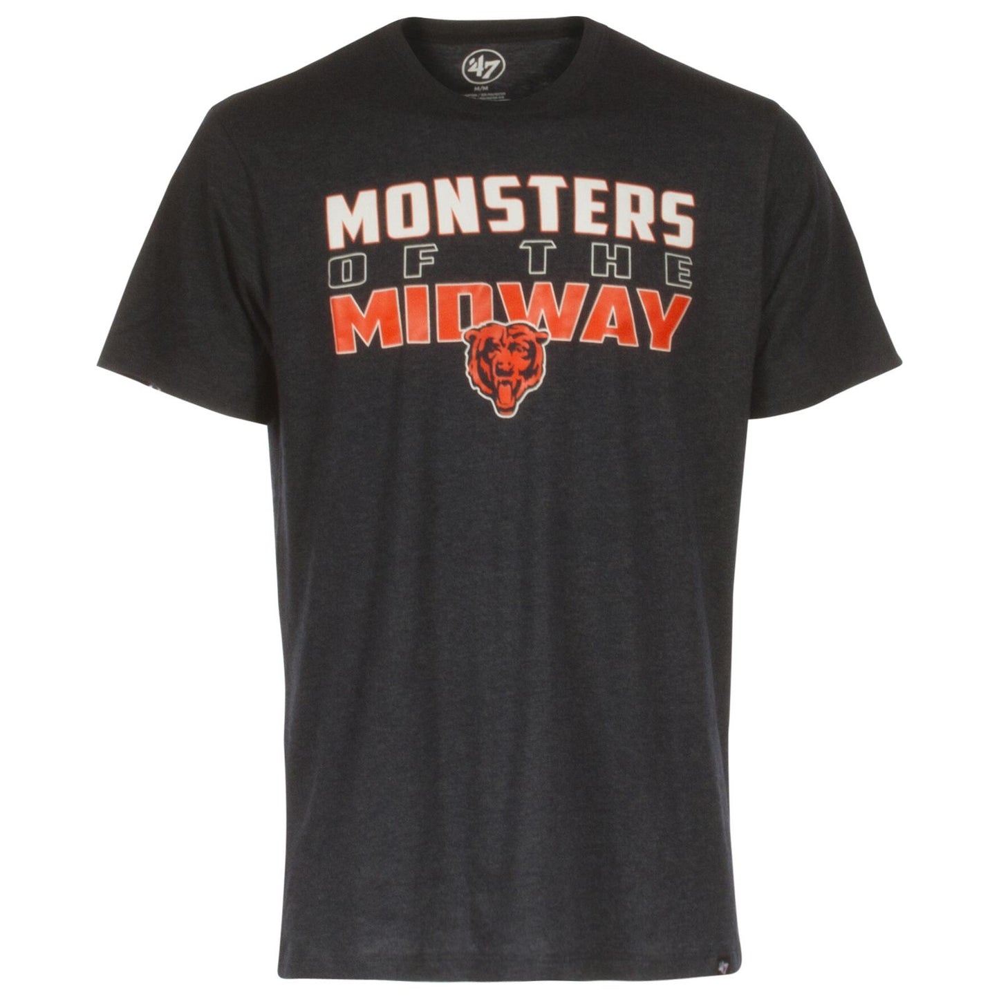 Men's Chicago Bears NFL "Monsters of the Midway"Navy Regional Club Tee By ’47 Brand