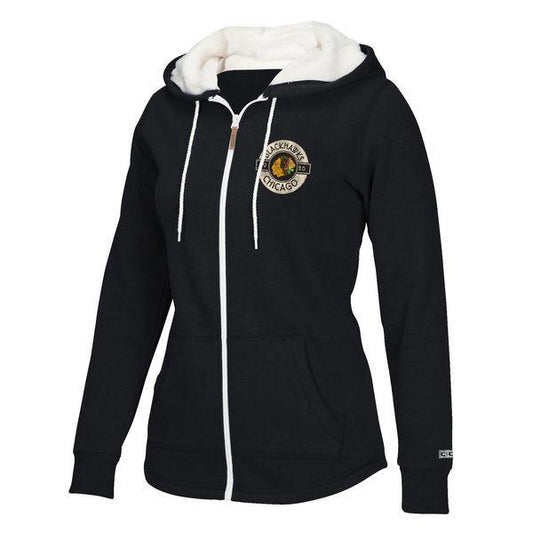 Women’s Chicago Blackhawks Plush Full-Zip Hoodie