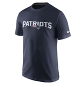 New England Patriots Nike NFL Men's Essential Dri-Fit Performance Wordmark T-Shirt - Pro Jersey Sports