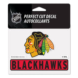 Chicago Blackhawks 4.75"X5.75" Perfect Cut Decal - Pro Jersey Sports