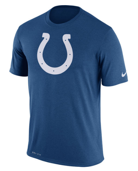 Men's Indianapolis Colts Nike Royal Legend Logo Essential 3 Performance T-Shirt