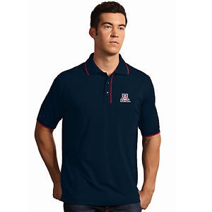 men's NCAA Arizona Wildcats Elite Polo Shirt By Antigua