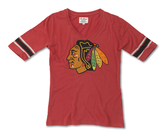 Women's Chicago Blackhawks Mahalo Tee By Red Jacket