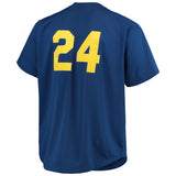Men's Seattle Mariners Ken Griffey Jr. 1991 Mitchell & Ness Royal Blue Cooperstown Collection Mesh Batting Practice Jersey - Pro Jersey Sports
