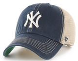 Men's New York Yankees Cleanup Trawler Adjustable Trucker Hat By '47 brand - Pro Jersey Sports