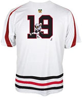 Youth Jonathan Toews Chicago Blackhawks White Performance Tee - Pro Jersey Sports