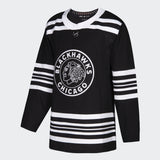Men's Chicago Blackhawks Blank adidas Black Alternate 2019/20 Authentic Jersey - Pro Jersey Sports
