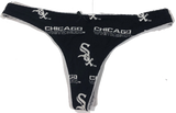 Concepts Sport Chicago White Sox Women's Black All Over Print Thong - Pro Jersey Sports