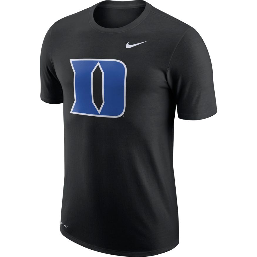 Mens NCAA Nike Duke Blue Devils Black Primary Logo T-Shirt