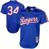 Men's Mitchell & Ness Nolan Ryan Royal Texas Rangers 1989 Authentic Cooperstown Collection Mesh Batting Practice Jersey - Pro Jersey Sports