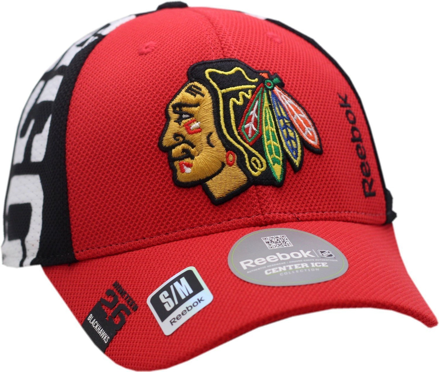 Chicago Blackhawks Center Ice Structured Flex Fit Hat By Reebok