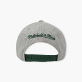 Boston Celtics Team Gray Heathered 2.0 Mitchell & Ness Snapback Hat - Pro Jersey Sports