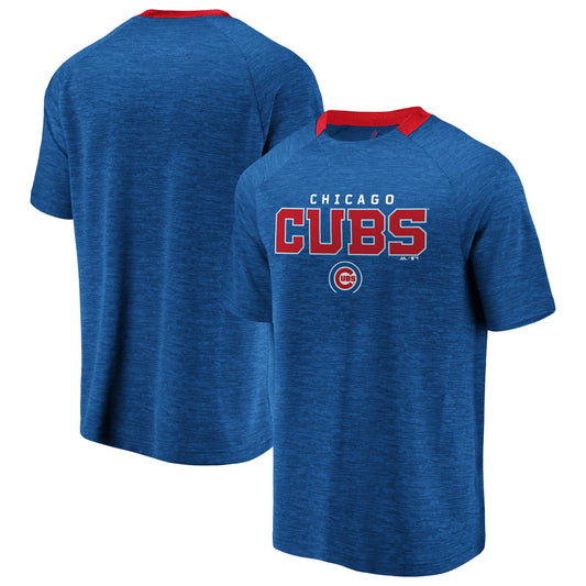 Men's Chicago Cubs Majestic Blue/Red Back To Business T-Shirt