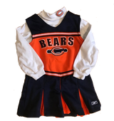 Youth Girls Reebok Chicago Bears 2 Piece Cheerleader Outfit - Pro Jersey Sports