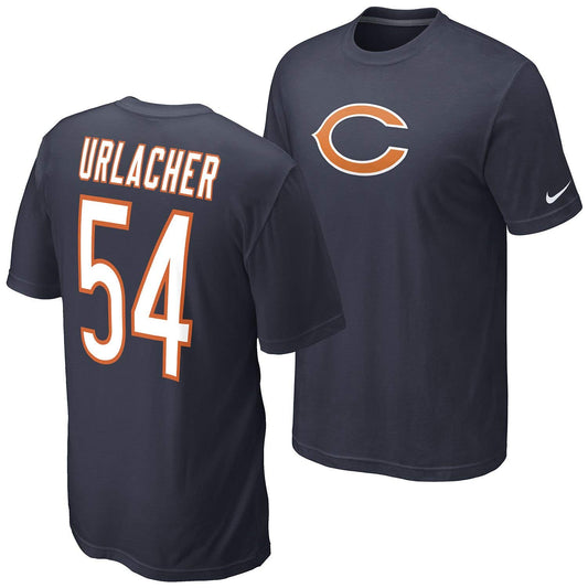 Men's Chicago Bears Brian Urlacher Nike Plater T-Shirt