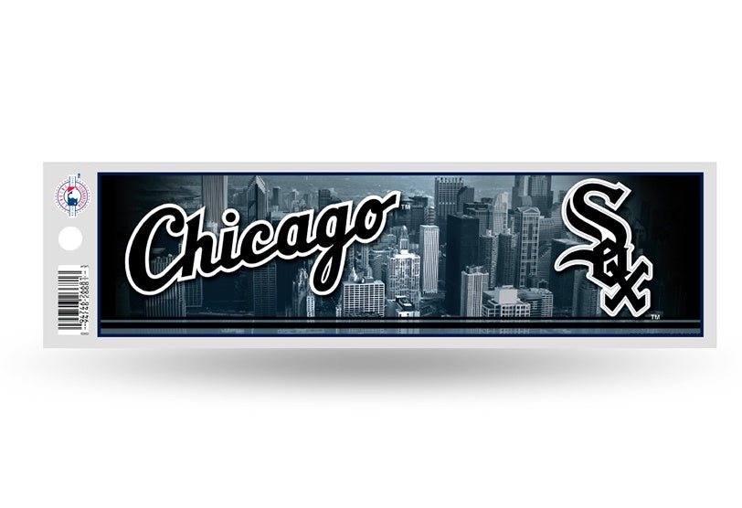 Chicago White Sox Skyline Bumper Sticker By Rico