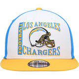 Los Angeles Chargers Retro Sport 3 Tone New Era 9FIFTY Snapback Hat - Pro Jersey Sports